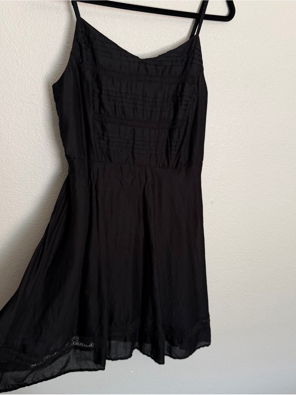 Old Navy Women’s Cami Dress Size Large Black Lace Details Sleeveless